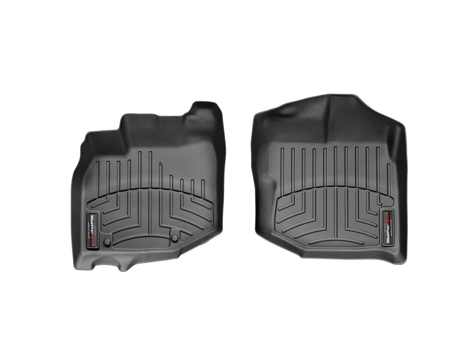 WeatherTech FloorLiner™ DigitalFit®; Black; Front;