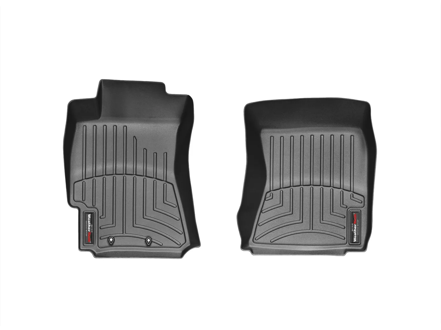 WeatherTech FloorLiner™ DigitalFit®; Black; Front;