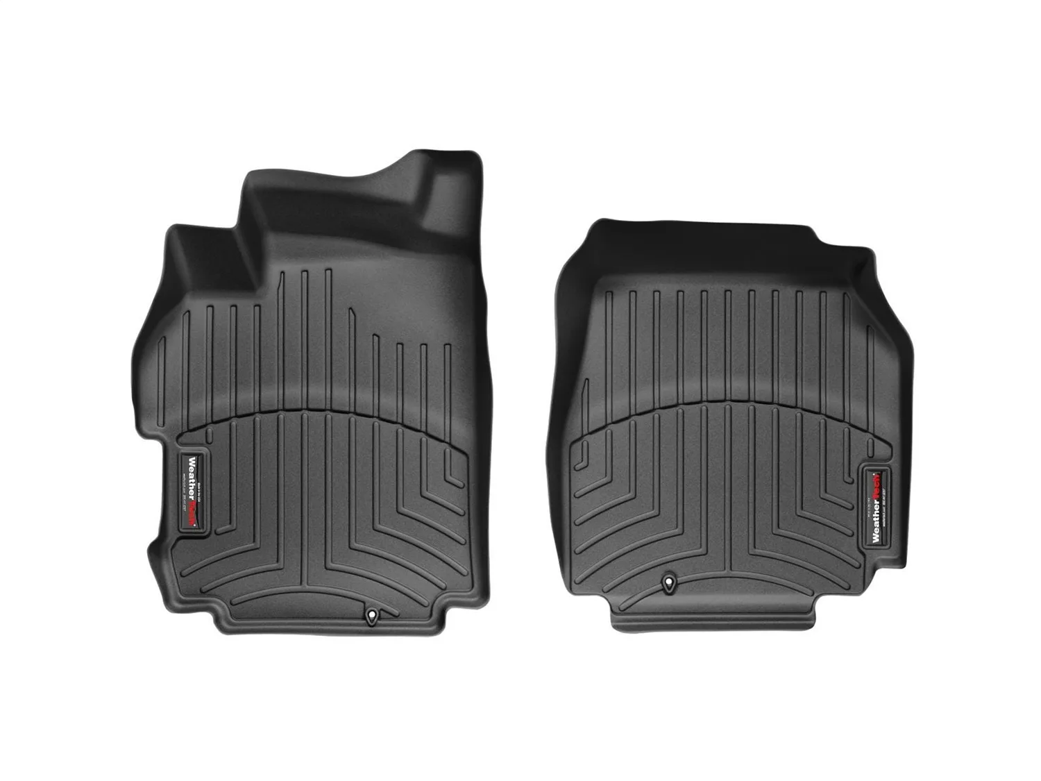 WeatherTech FloorLiner™ DigitalFit®; Black; Front;