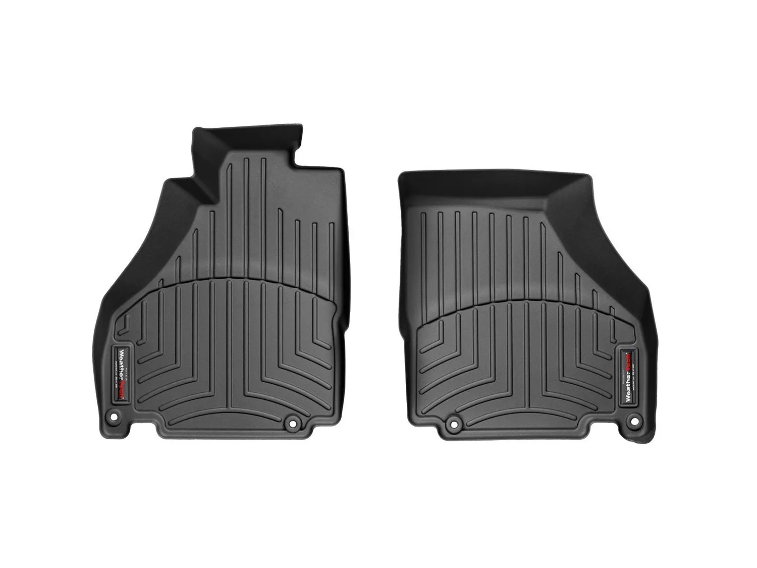 WeatherTech FloorLiner™ DigitalFit®; Black; Front;