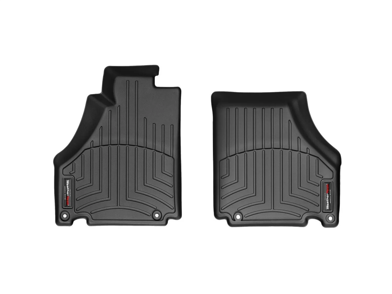 WeatherTech FloorLiner™ DigitalFit®; Black; Front;