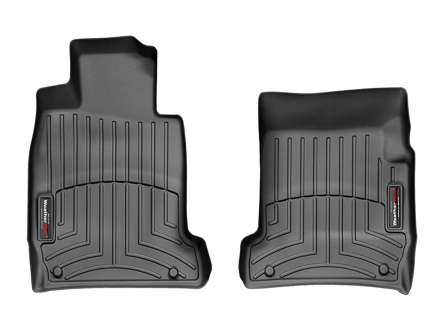 WeatherTech FloorLiner™ DigitalFit®; Black; Front;