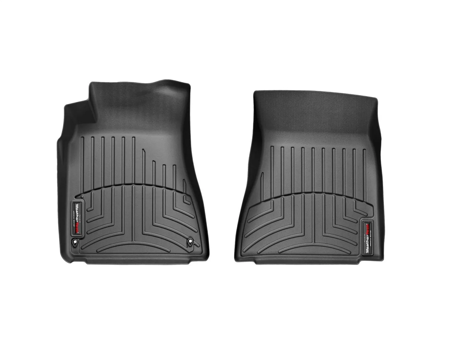 WeatherTech FloorLiner™ DigitalFit®; Black; Front;