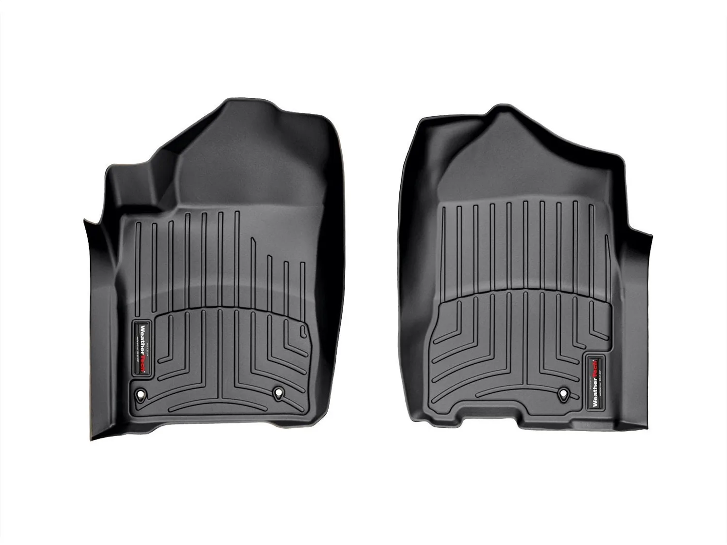 WeatherTech FloorLiner™ DigitalFit®; Black; Front;
