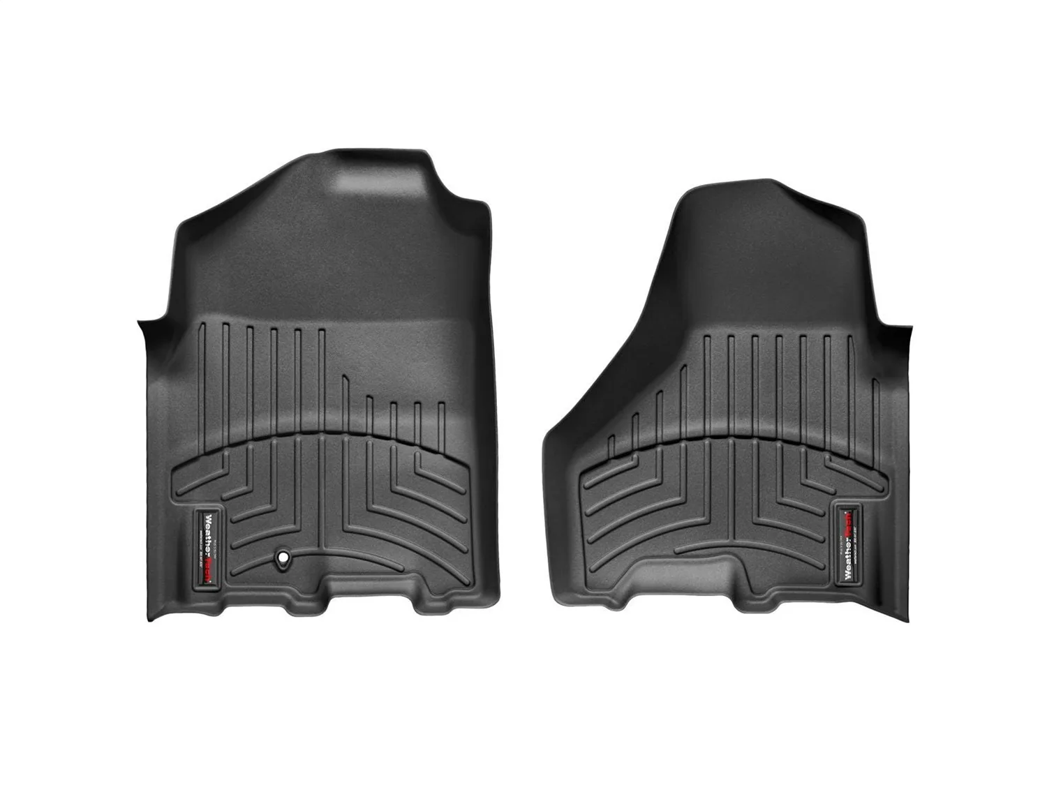 WeatherTech FloorLiner™ DigitalFit®; Black; Front;