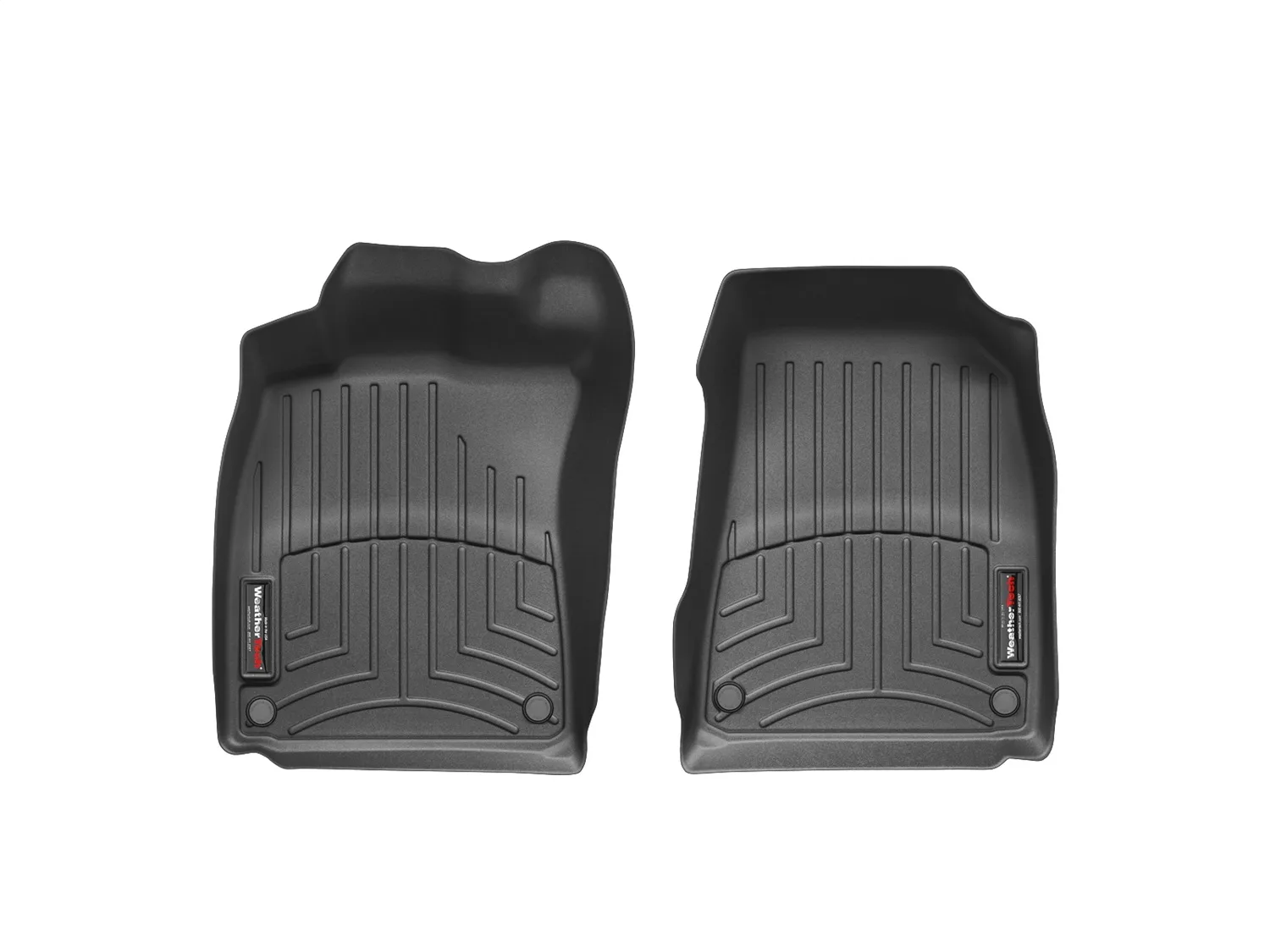 WeatherTech FloorLiner™ DigitalFit®; Black; Front;