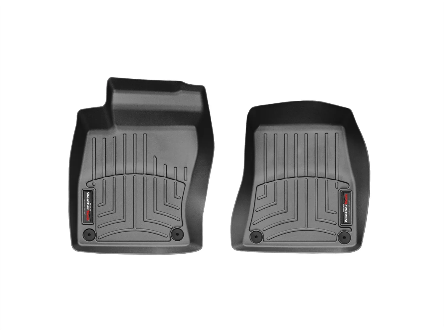 WeatherTech FloorLiner™ DigitalFit®; Black; Front;