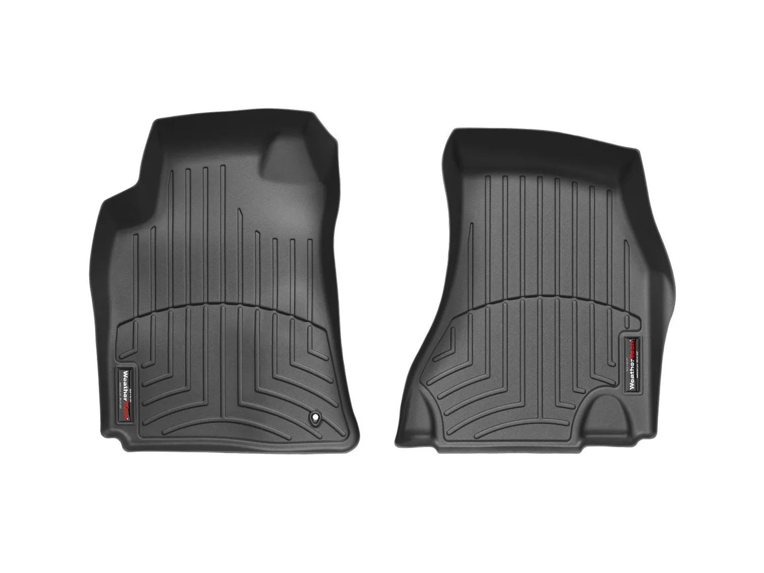 WeatherTech FloorLiner™ DigitalFit®; Black; Front;