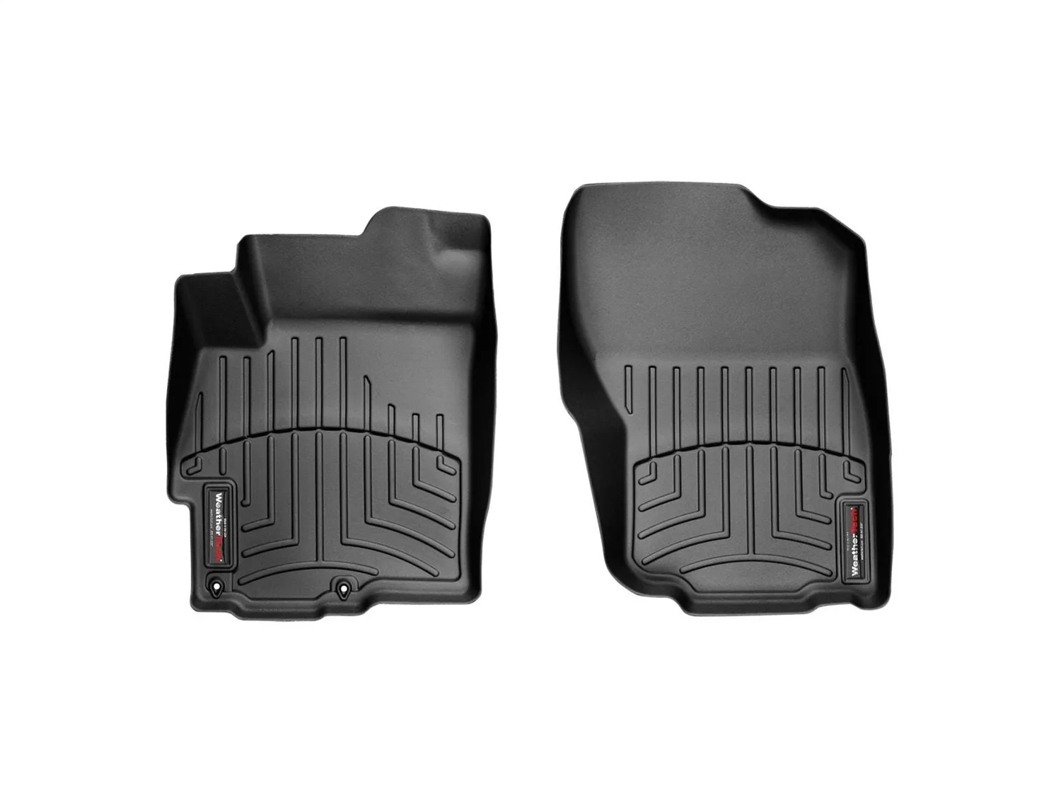 WeatherTech FloorLiner™ DigitalFit®; Black; Front;