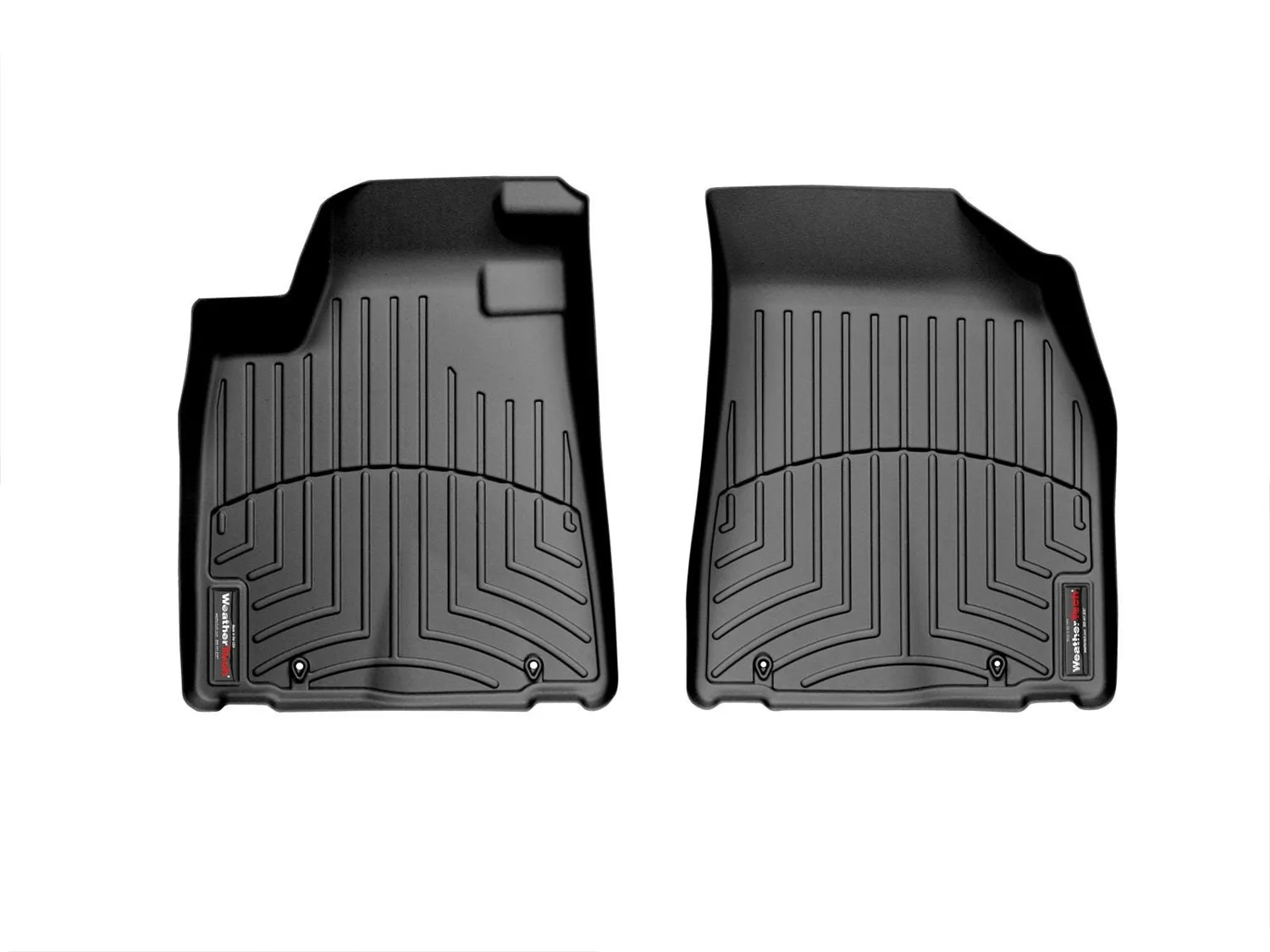 WeatherTech FloorLiner™ DigitalFit®; Black; Front;