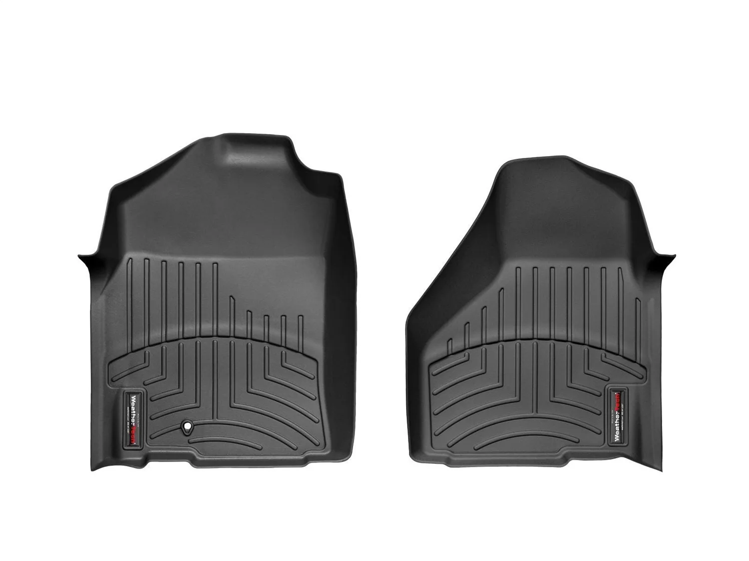 WeatherTech FloorLiner™ DigitalFit®; Black; Front;