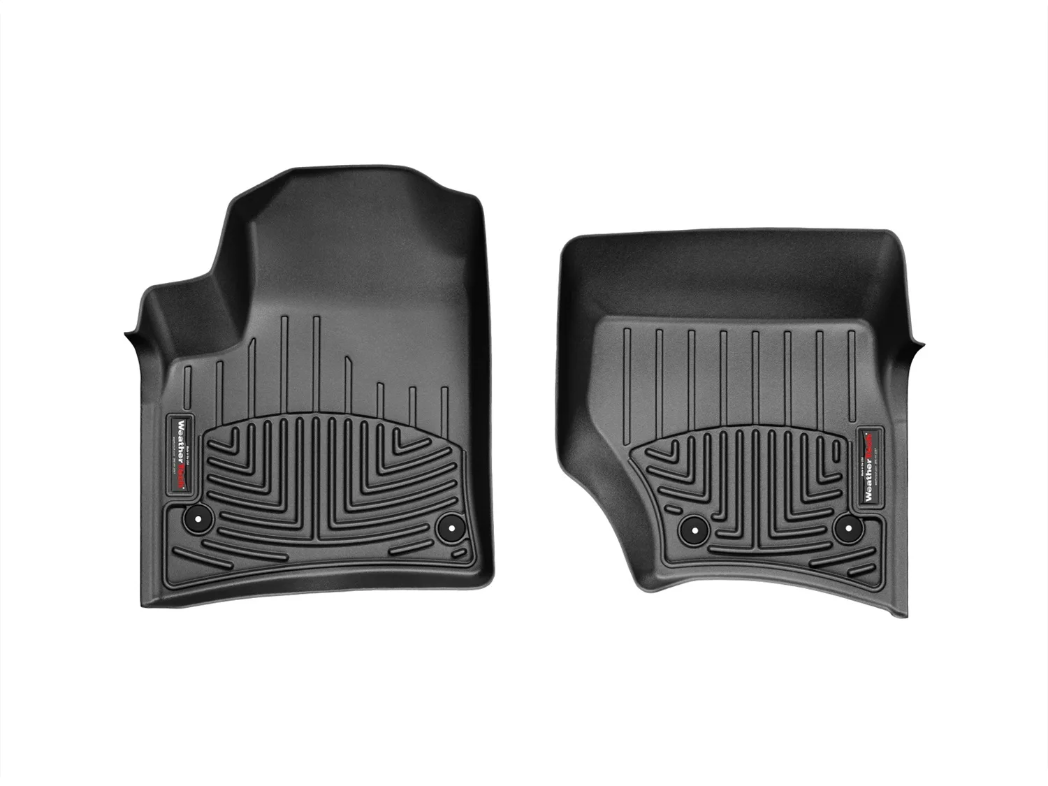 WeatherTech FloorLiner™ DigitalFit®; Black; Front;
