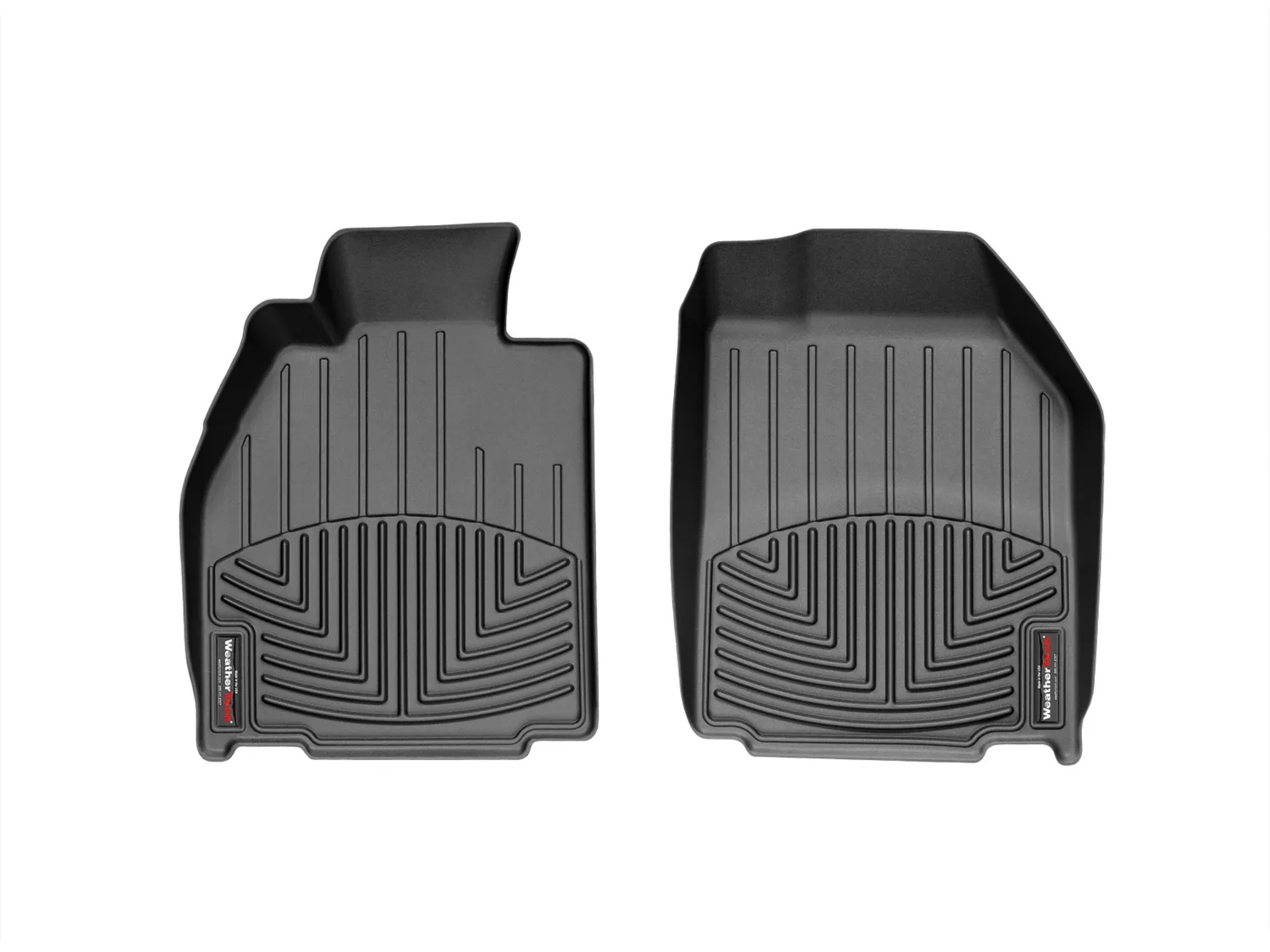 WeatherTech FloorLiner™ DigitalFit®; Black; Front;