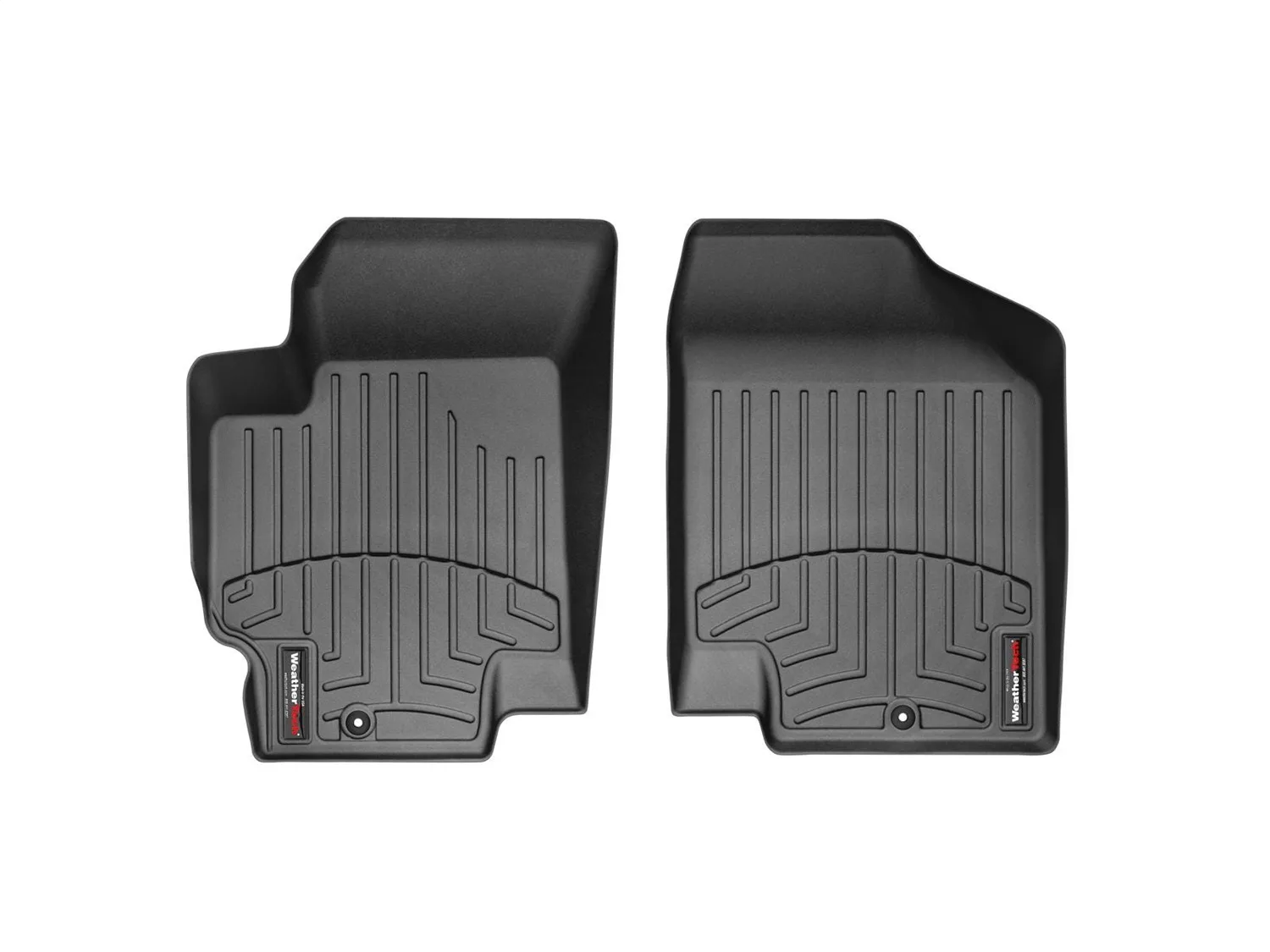 WeatherTech FloorLiner™ DigitalFit®; Black; Front;