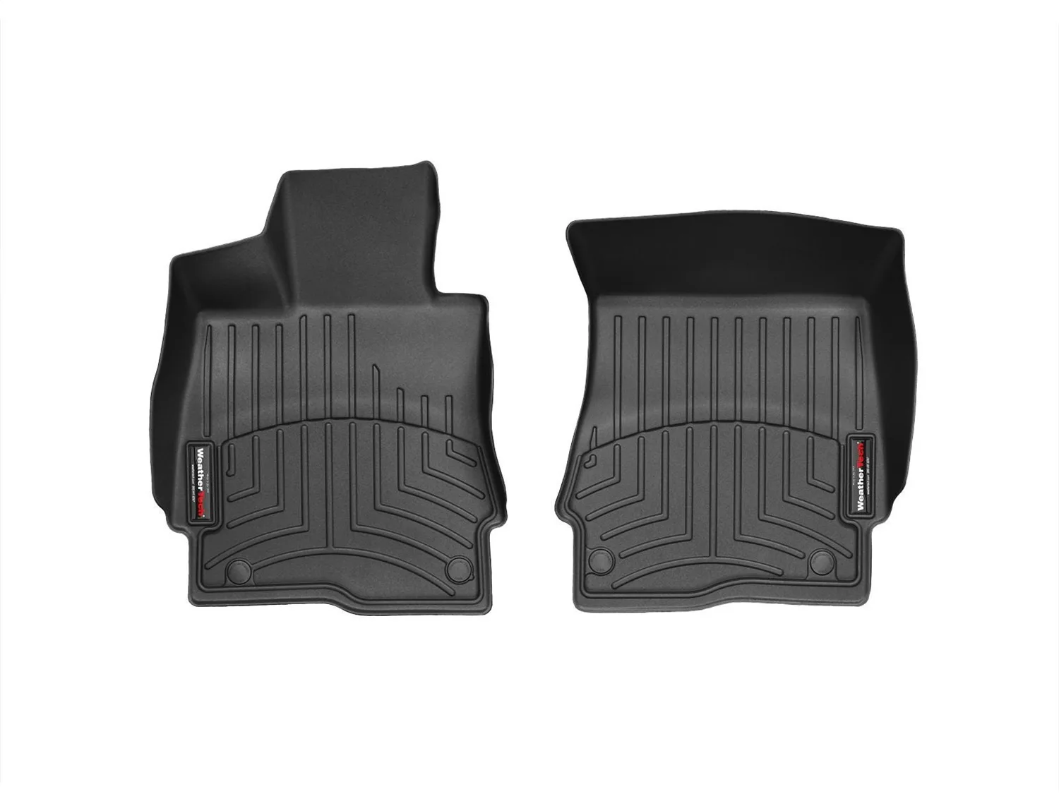 WeatherTech FloorLiner™ DigitalFit®; Black; Front;