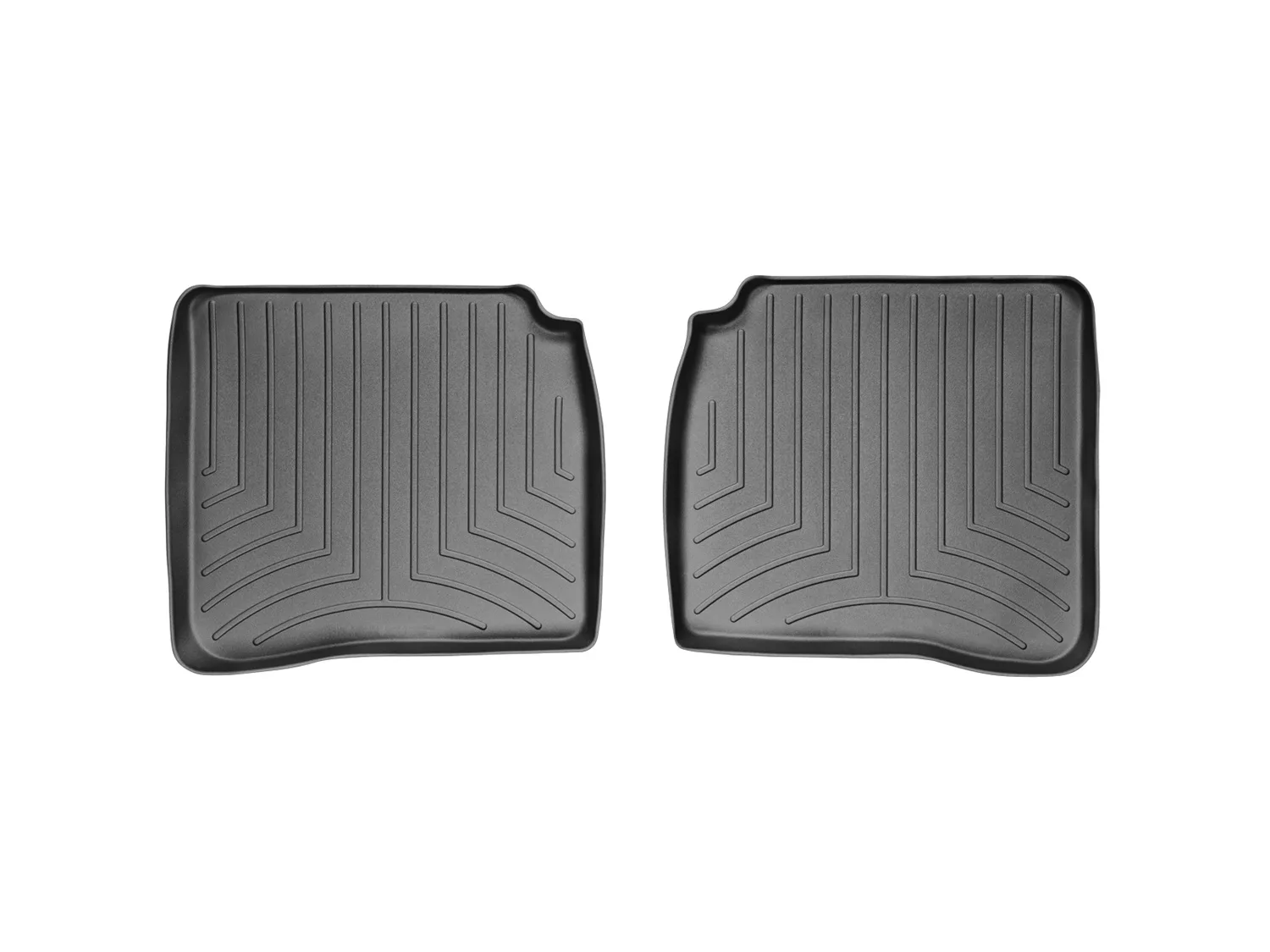 WeatherTech FloorLiner™ DigitalFit®; Black; Rear; 2 Pieces;