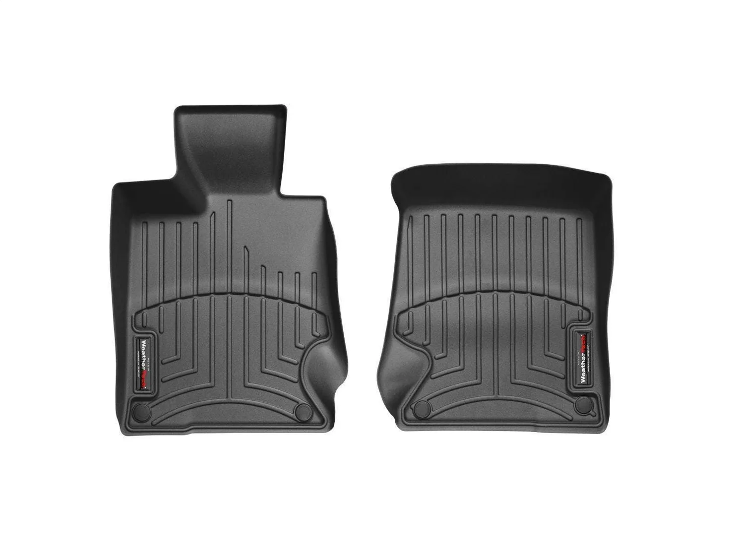 WeatherTech FloorLiner™ DigitalFit®; Black; Front;