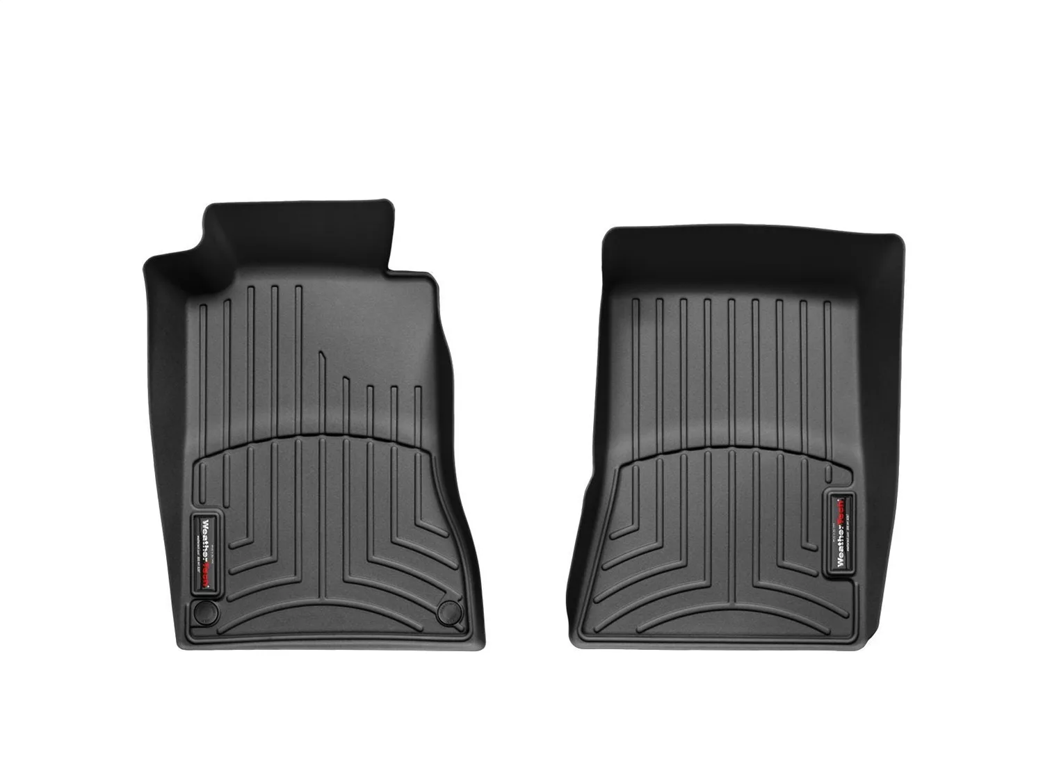 WeatherTech FloorLiner™ DigitalFit®; Black; Front;