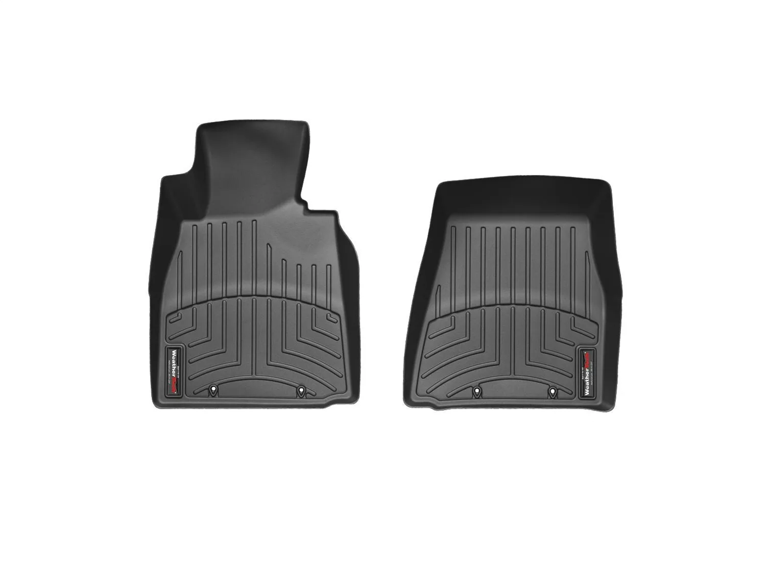 WeatherTech FloorLiner™ DigitalFit®; Black; Front;
