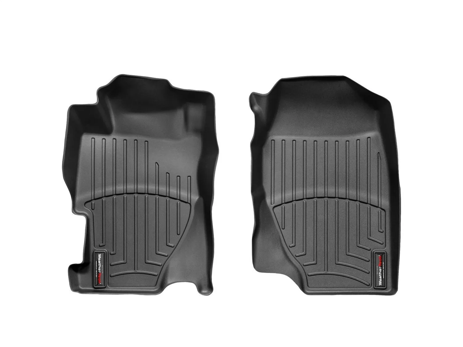 WeatherTech FloorLiner™ DigitalFit®; Black; Front;