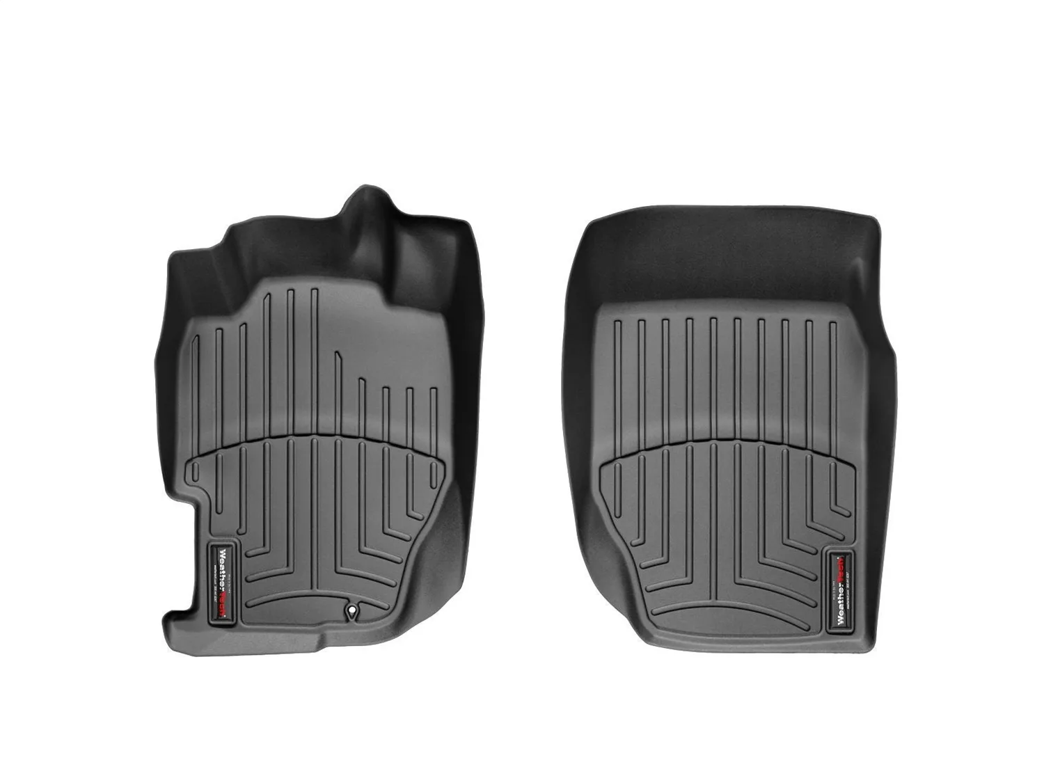 WeatherTech FloorLiner™ DigitalFit®; Black; Front;