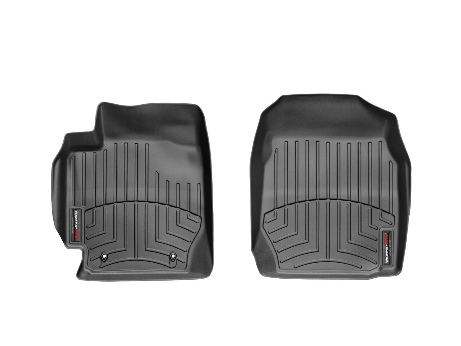 WeatherTech FloorLiner™ DigitalFit®; Black; Front;
