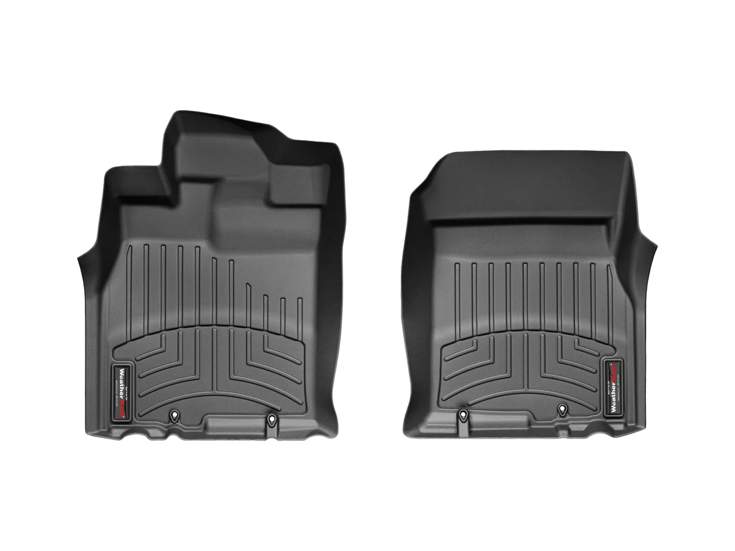 WeatherTech FloorLiner™ DigitalFit®; Black; Front;