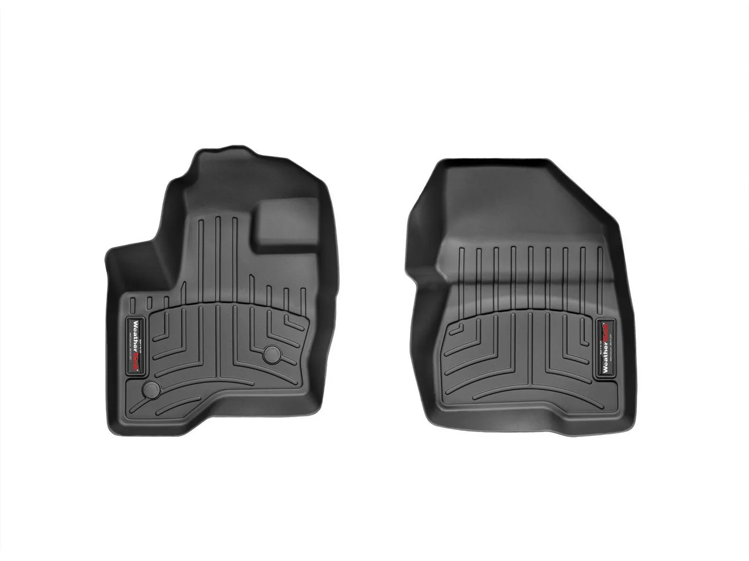 WeatherTech FloorLiner™ DigitalFit®; Black; Front;