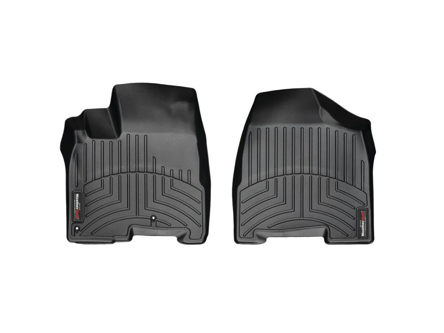 WeatherTech FloorLiner™ DigitalFit®; Black; Front;