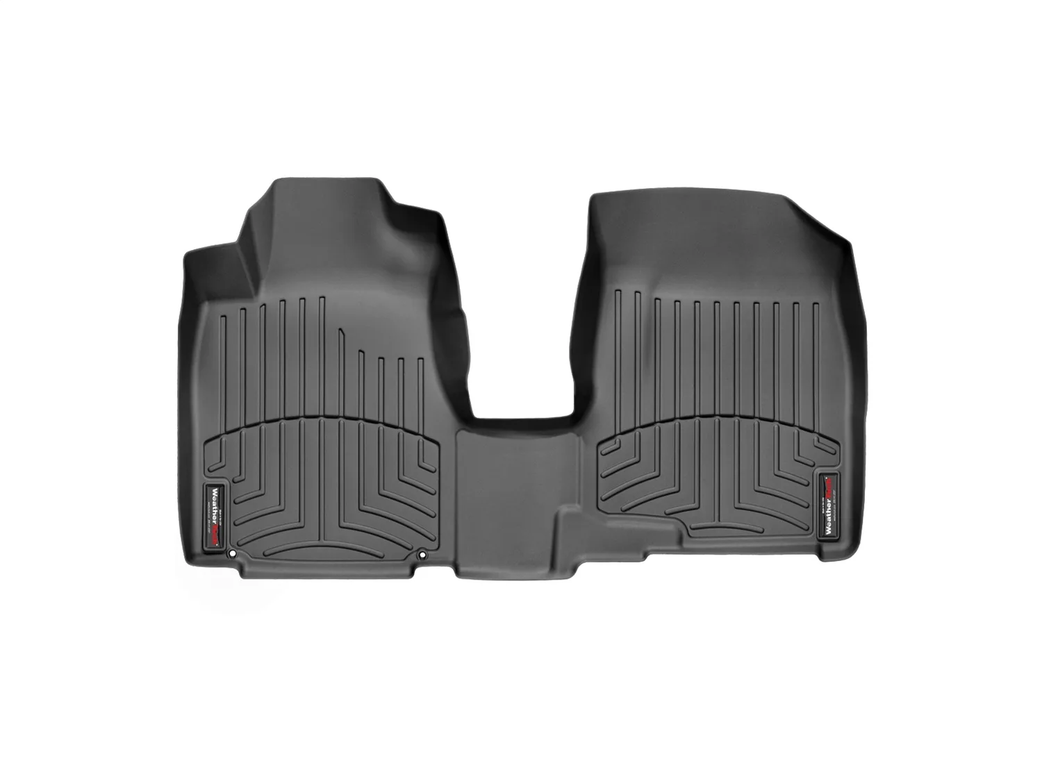 WeatherTech FloorLiner™ DigitalFit®; Black; Front; Over The Hump;