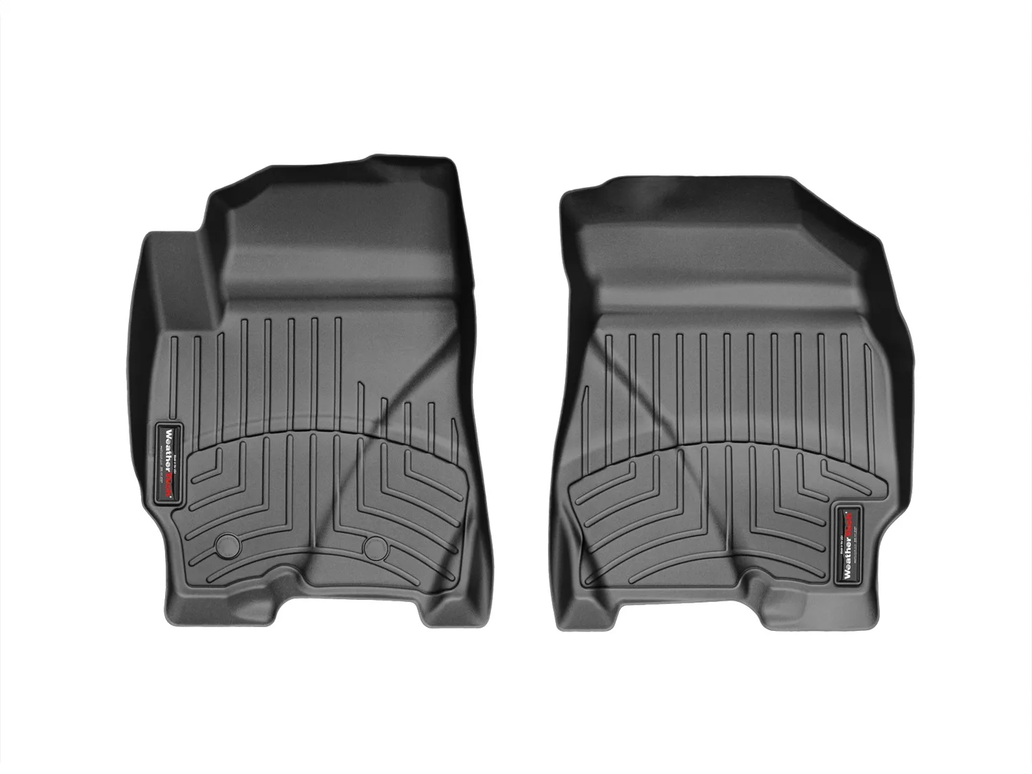 WeatherTech FloorLiner™ DigitalFit®; Black; Front;