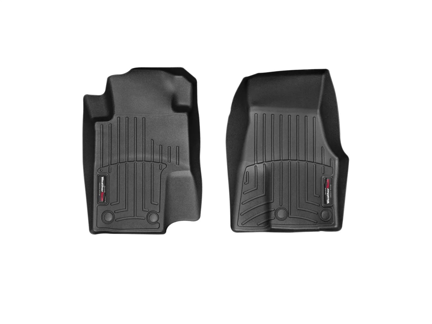 WeatherTech FloorLiner™ DigitalFit®; Black; Front;
