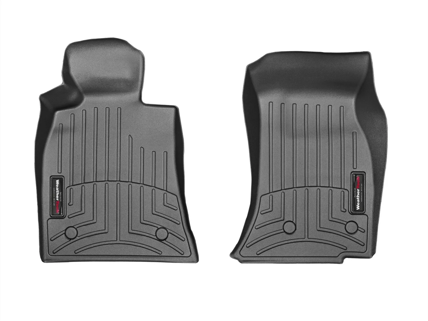 WeatherTech FloorLiner™ DigitalFit®; Black; Front;