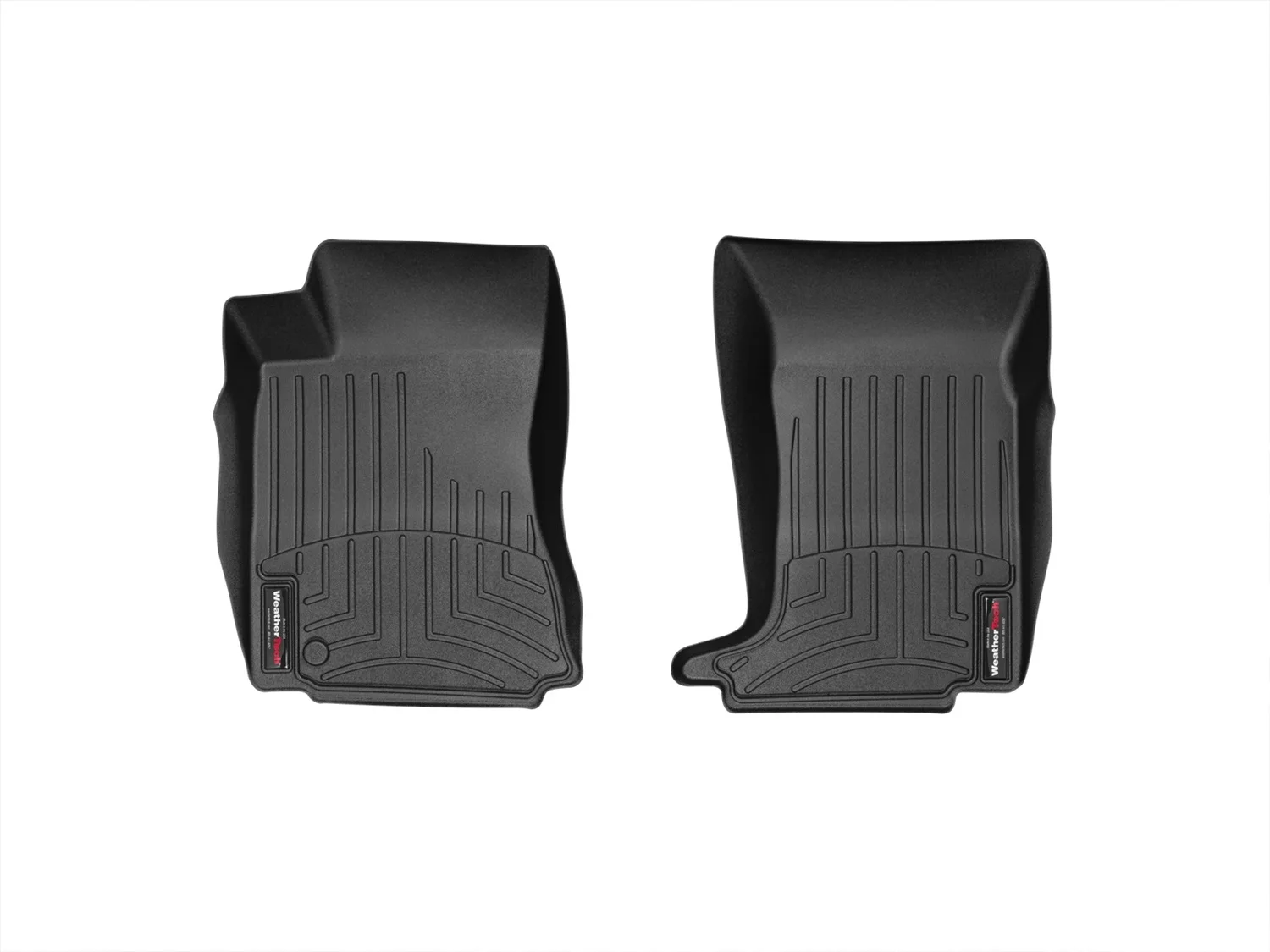 WeatherTech FloorLiner™ DigitalFit®; Black; Front;