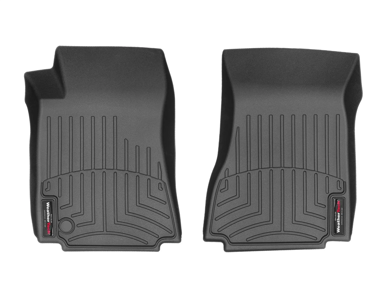WeatherTech FloorLiner™ DigitalFit®; Black; Front;