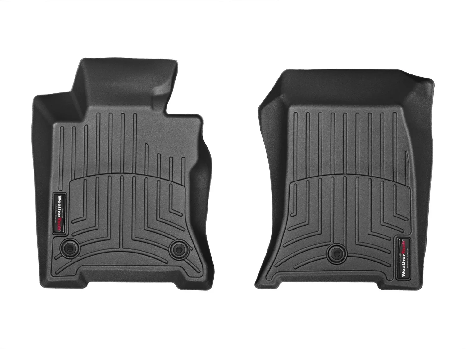 WeatherTech FloorLiner™ DigitalFit®; Black; Front;