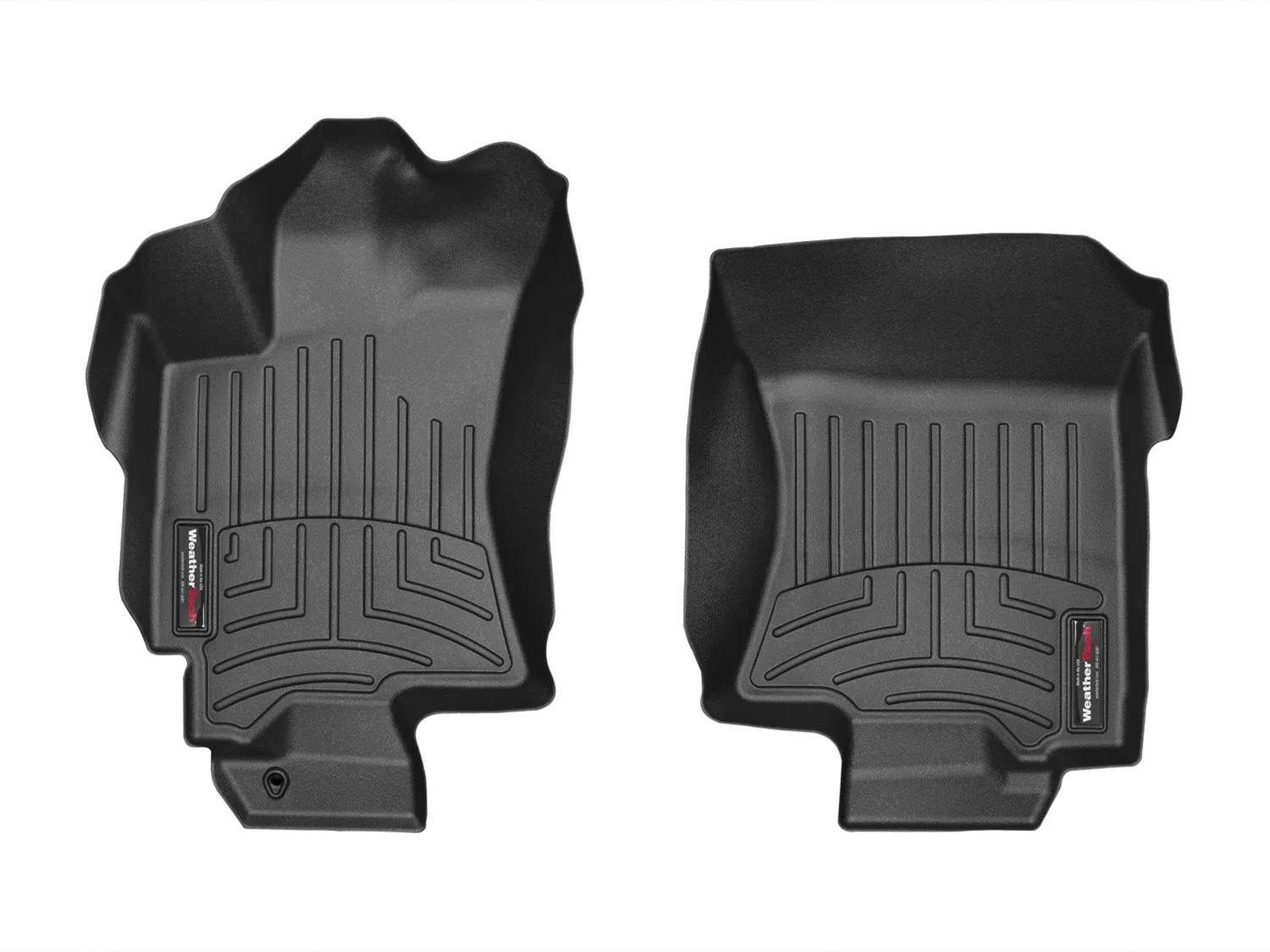 WeatherTech FloorLiner™ DigitalFit®; Black; Front;
