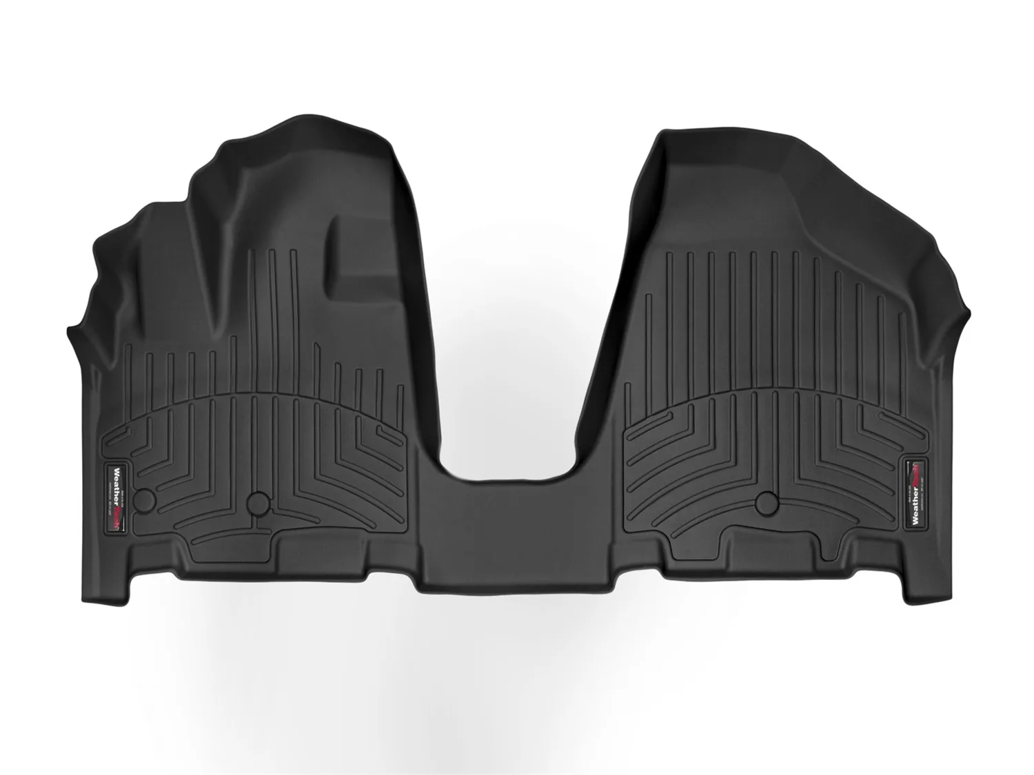 WeatherTech FloorLiner™ DigitalFit®; Black; Front; Over The Hump;