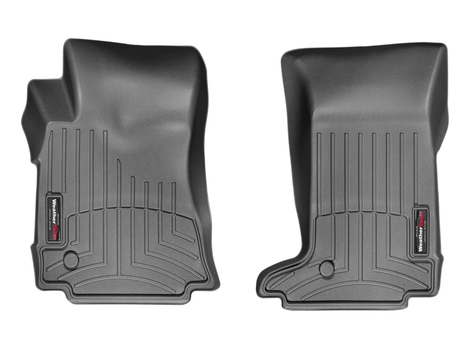 WeatherTech FloorLiner™ DigitalFit®; Black; Front;
