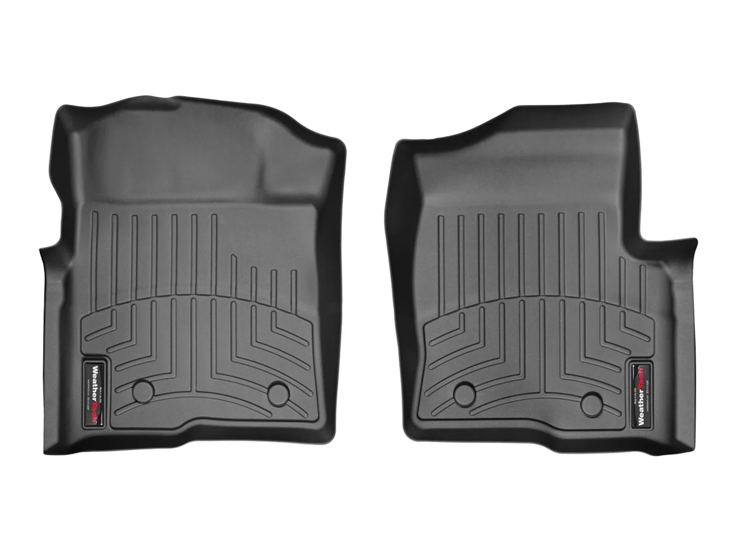 WeatherTech FloorLiner™ DigitalFit®; Black; Front;