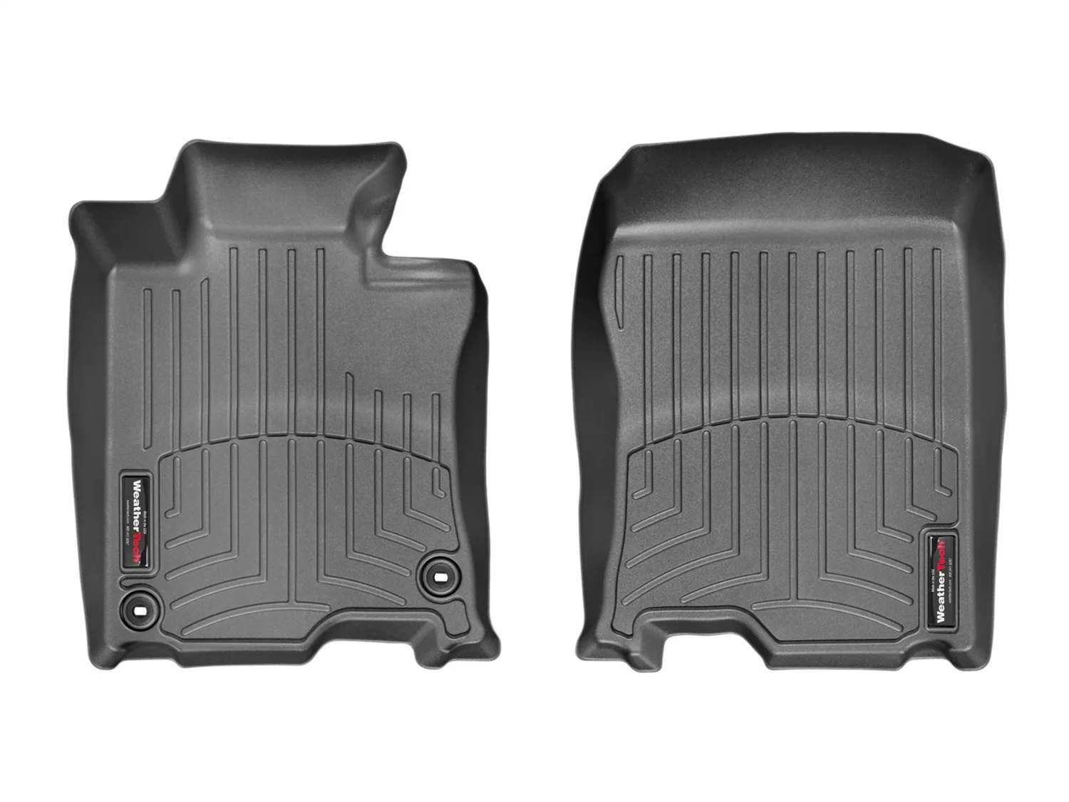 WeatherTech FloorLiner™ DigitalFit®; Black; Front;