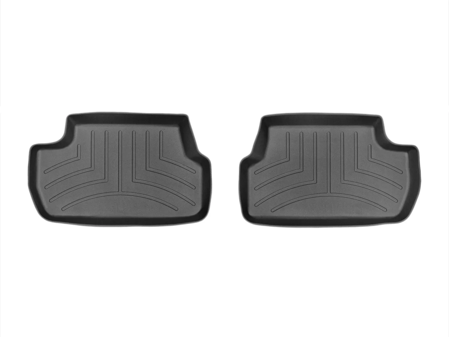 WeatherTech FloorLiner™ DigitalFit®; Black; Rear;