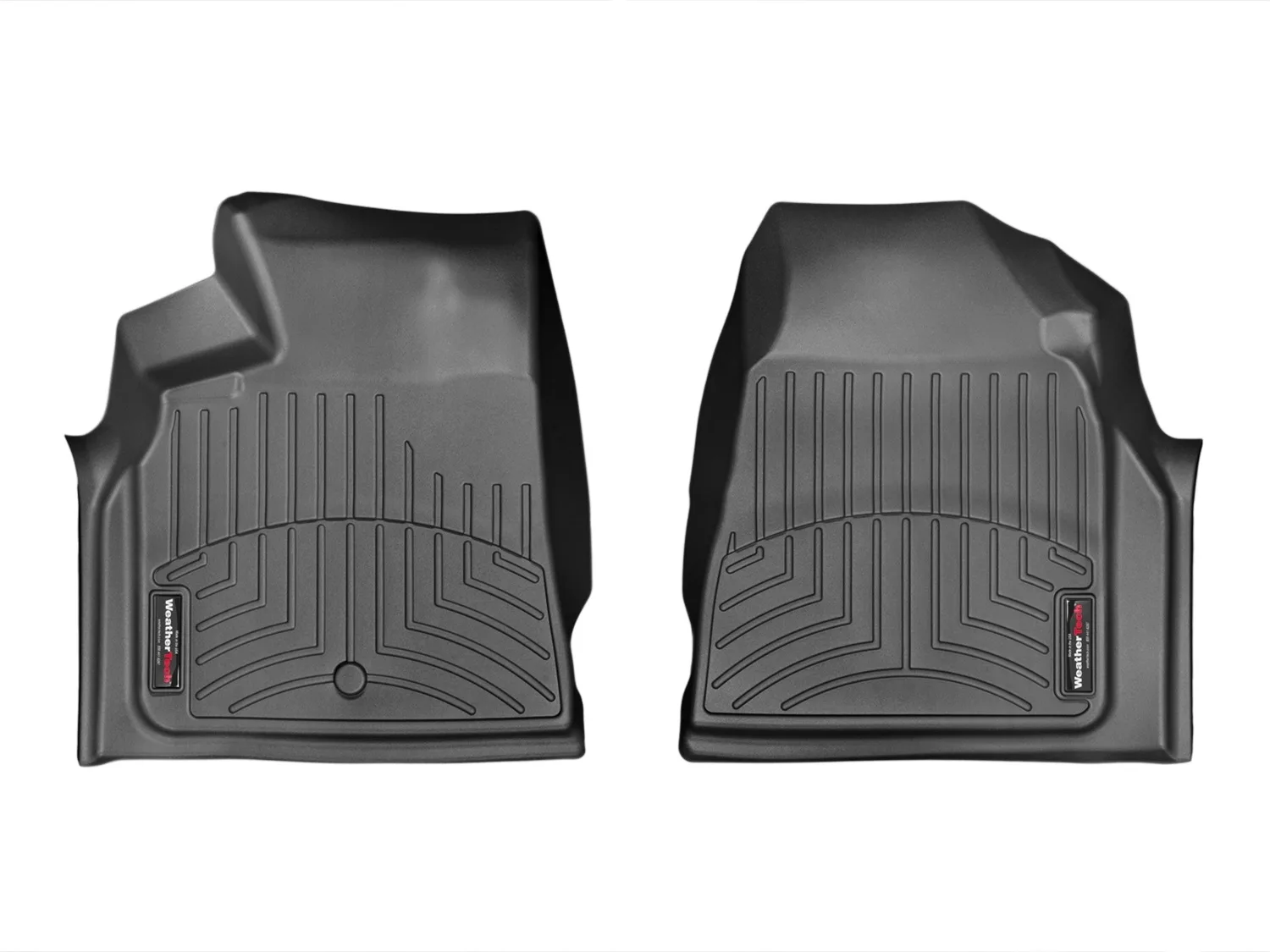 WeatherTech FloorLiner™ DigitalFit®; Black; Front;