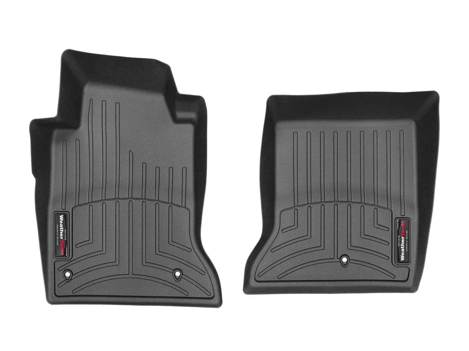 WeatherTech FloorLiner™ DigitalFit®; Black; Front;
