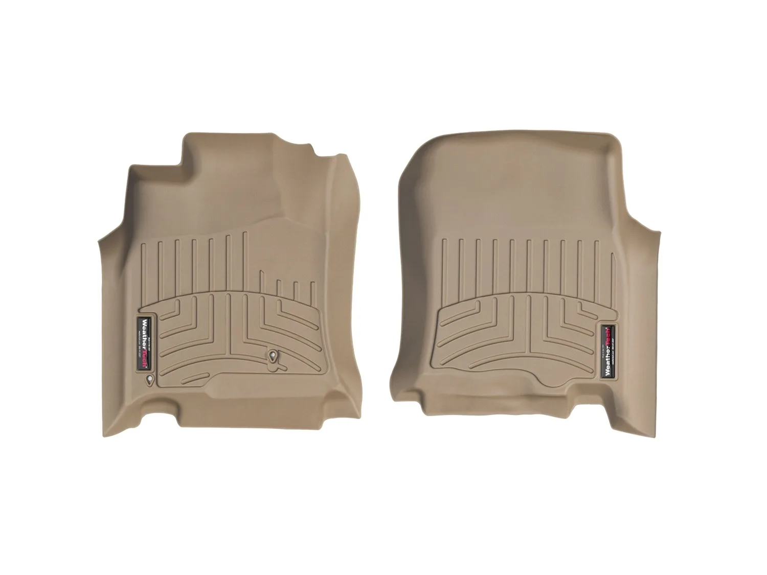 WeatherTech FloorLiner™ DigitalFit®; Tan; Front;
