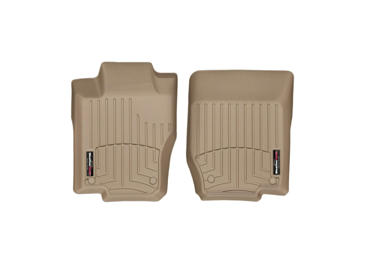 WeatherTech FloorLiner™ DigitalFit®; Tan; Front;