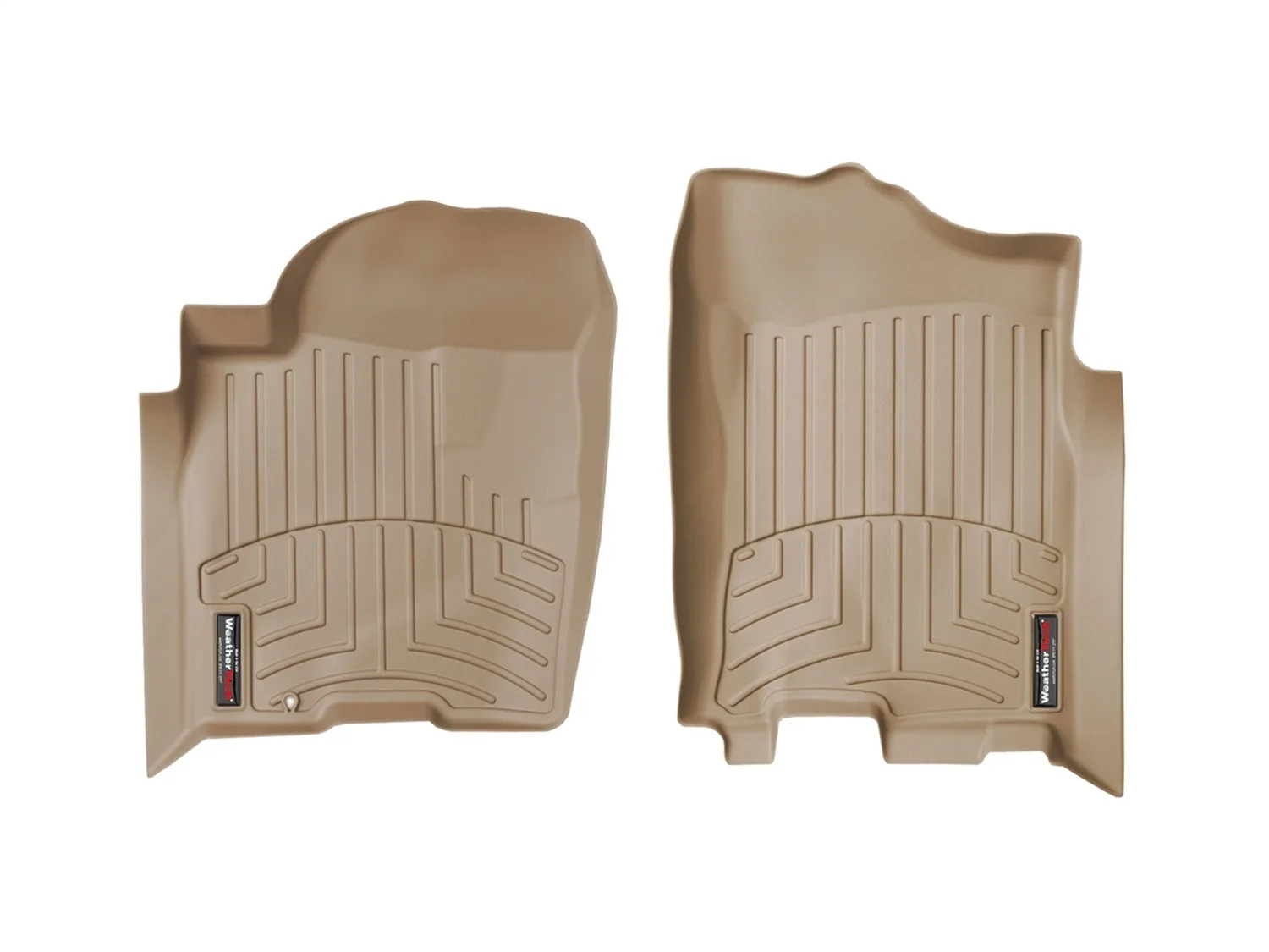 WeatherTech FloorLiner™ DigitalFit®; Tan; Front;