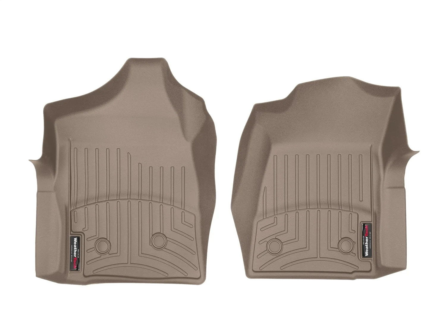WeatherTech FloorLiner™ DigitalFit®; Tan; Front;