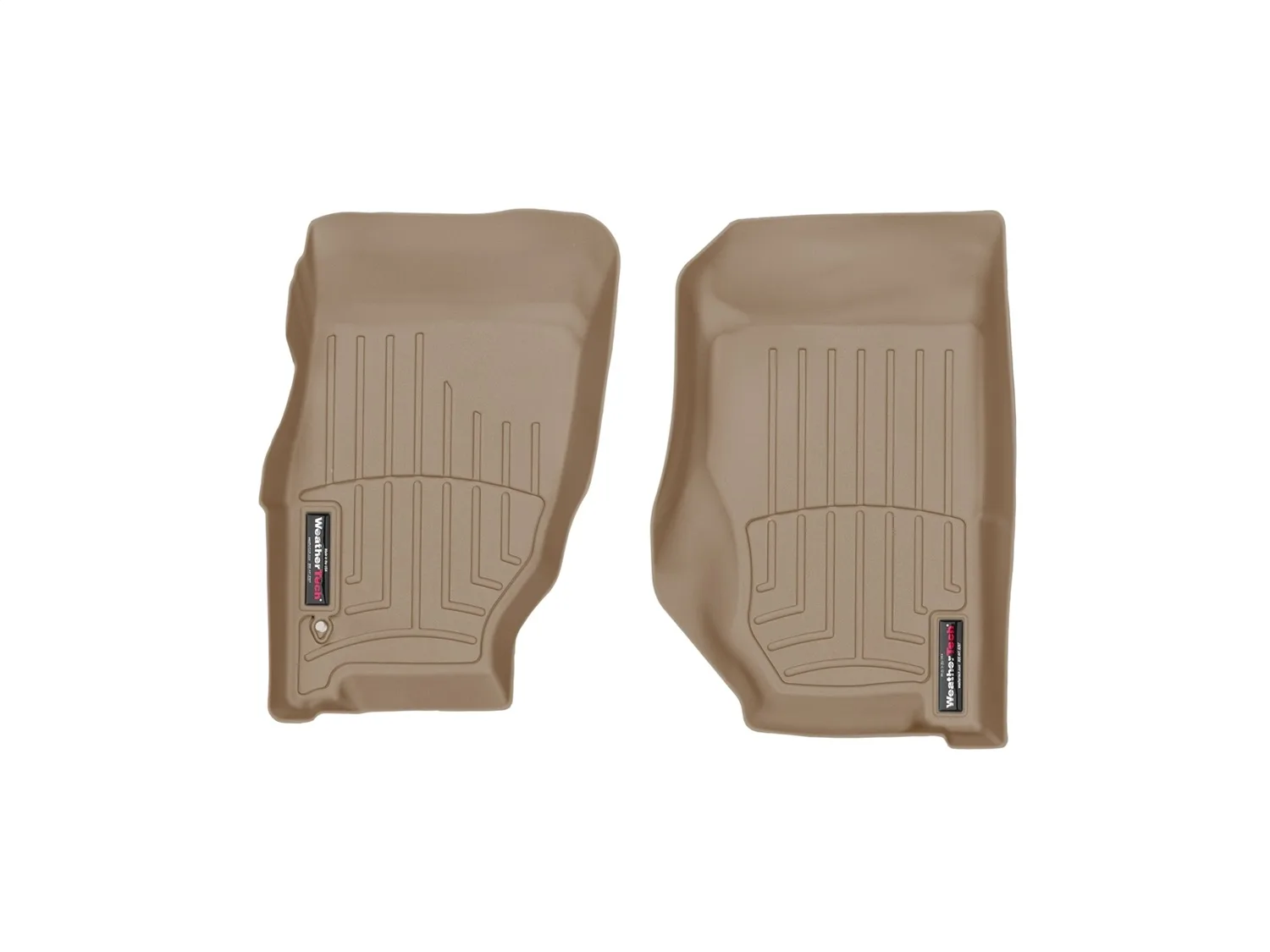WeatherTech FloorLiner™ DigitalFit®; Tan; Front;
