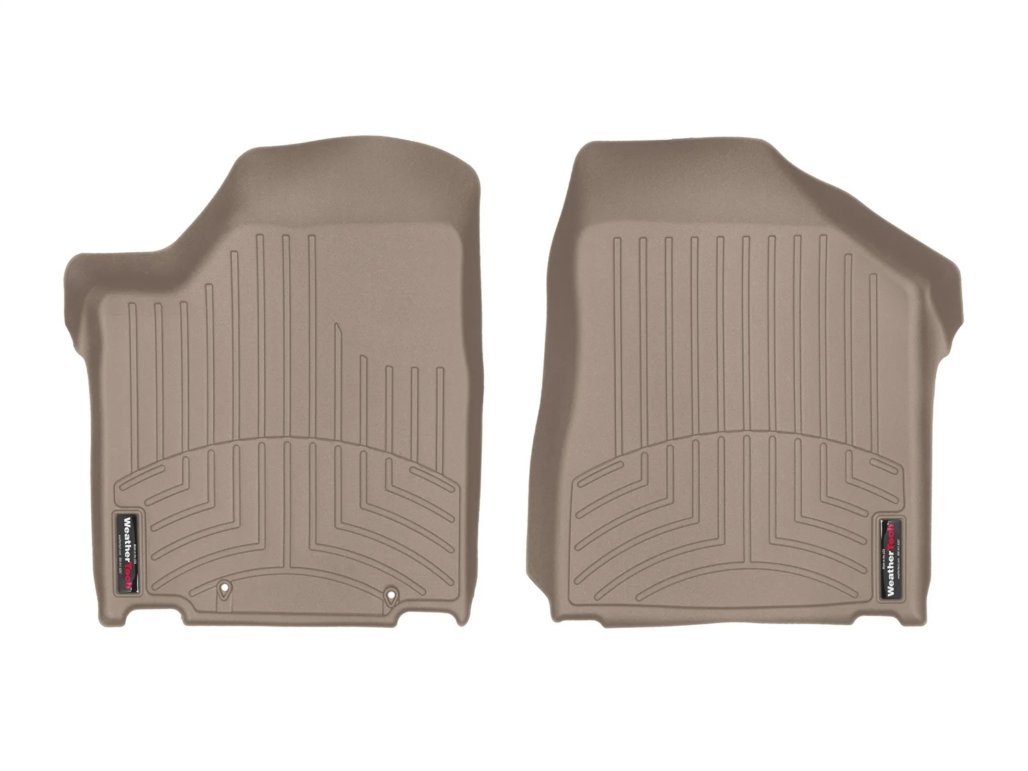 WeatherTech FloorLiner™ DigitalFit®; Tan; Front;